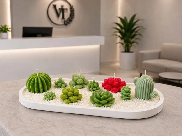 Jardín verde de la colección Veltis
