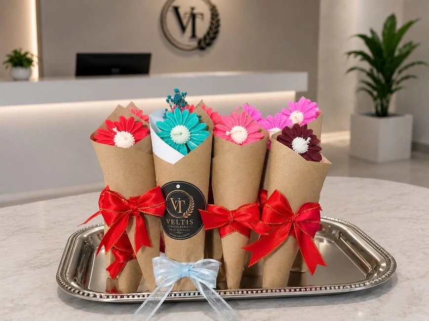 Conos de margaritas de la colección Veltis